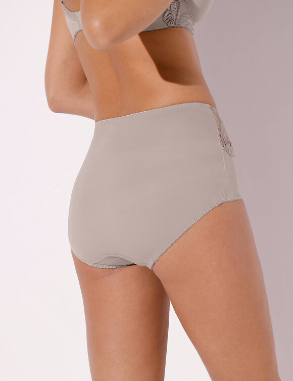 Step-in broekje in microvezel en guipure Rima - set van 2 (taupe) Step-in broekje in microvezel en guipure Rima - set van 2 (taupe)